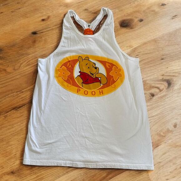 Disney Other - Vintage 90's Racerback Winnie the Pooh Swim Coverup Tanktop One Size OS